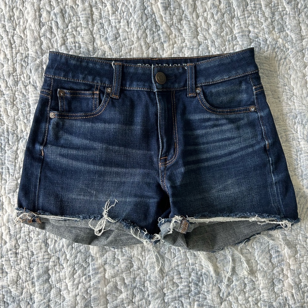 High Rise Jean Shorts - Picture 2 of 5